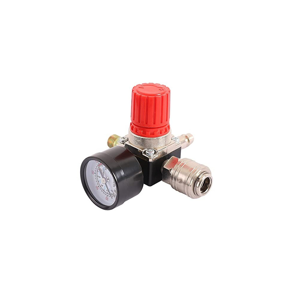 Air Compressor Pressure Regulator Pneumatic Pressure Regulator 14 Pressure Control Valve With 180Psi 12Bar Connection Fourway Valve 787477487007