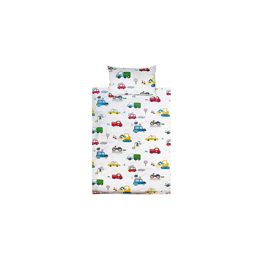 Keayoo Cot Bedding 100 Cotton 100X135cm Cot Duvet Cover Pillowcase For Toddler