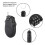 3 Digit Code Combination Password Lock for Stroller Bicycle Stroller Password Security LockBlack 3