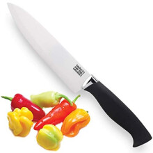 Ceramic Blade Chefs Knife with Sheath by Taylors Eye Witness 6 Inch15 cm White Zirconia Ceramic Blade with Black Soft Grip Handle CorrosionRust