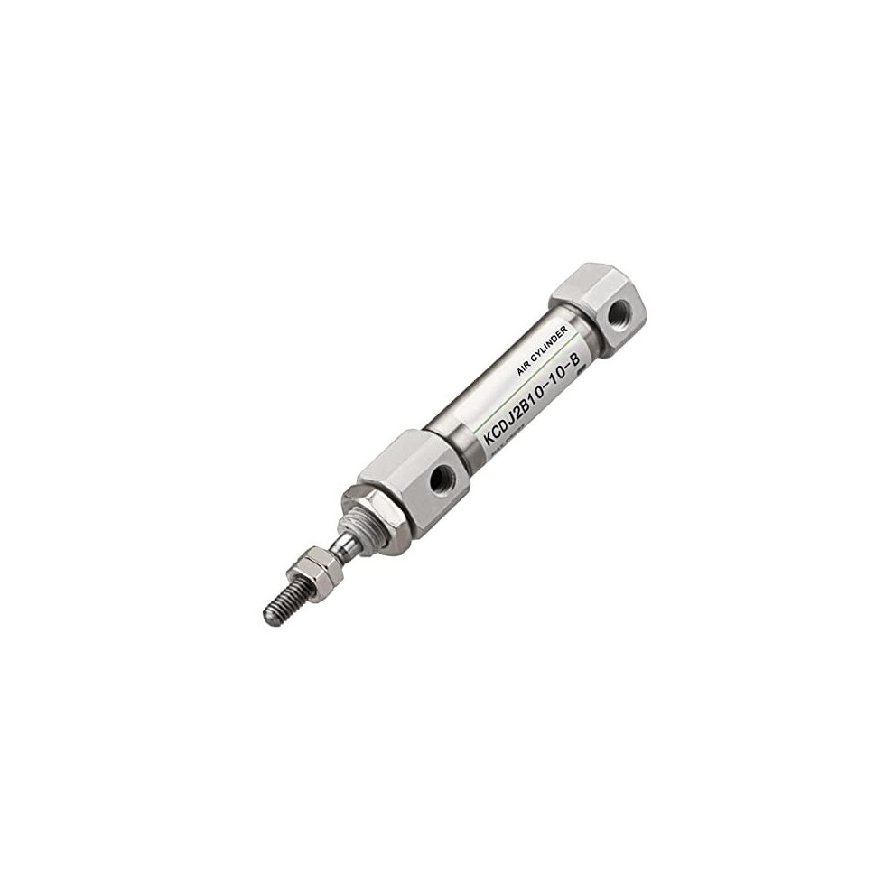 Stainless Steel Slim Air Pneumatic Cylinder Cdj2b 1010 M5 Port 10Mm Bore 10Mm Stroke Double Acting Single Rod 670534181560