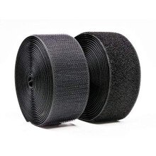50mm2 Width 5 Meters SewOn Hook Loop Fastener Tape Tape Nylon Strips Fabric NonAdhesive Back Black