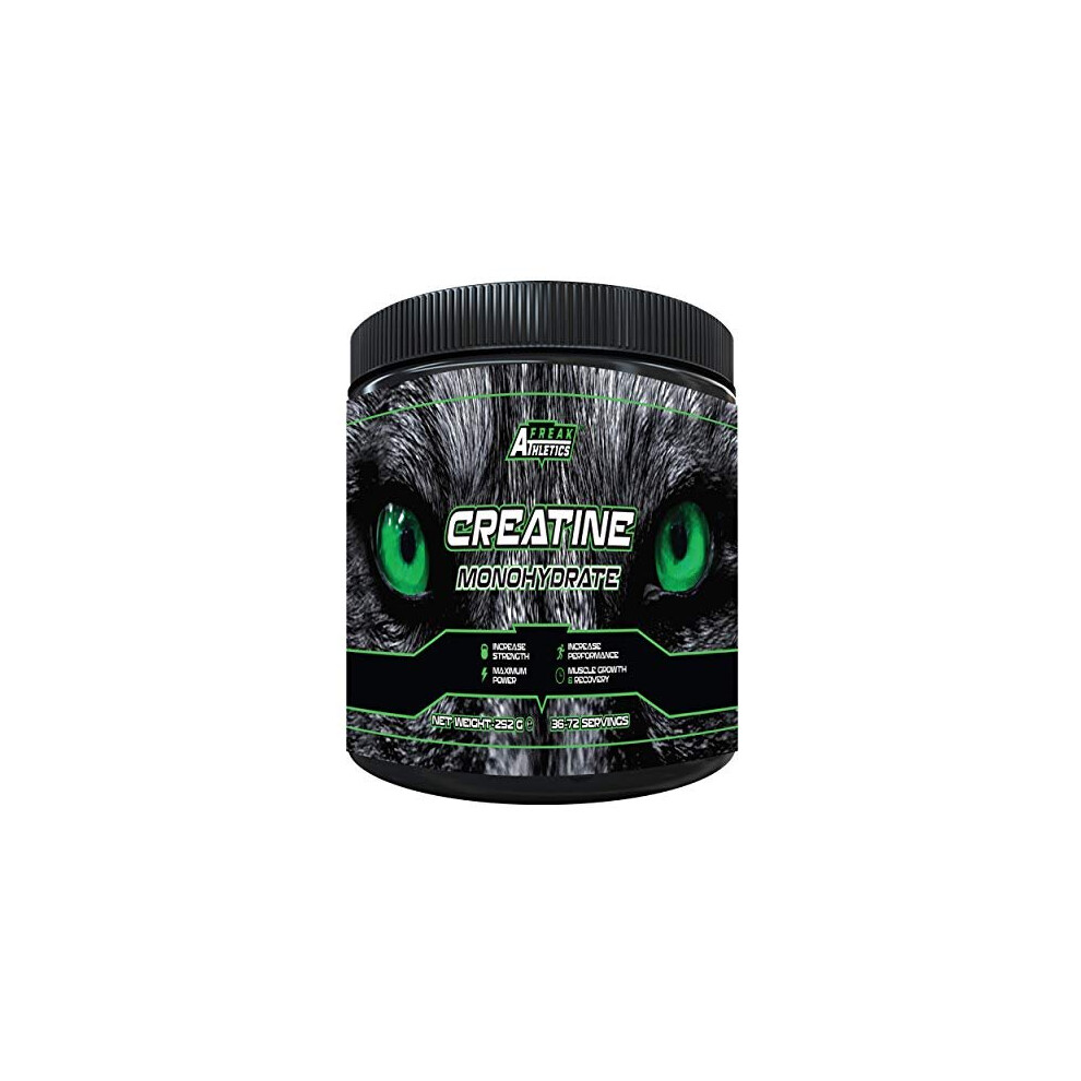 Creatine Monohydrate Powder 252g Premium Grade Creatine Monohydrate UK Made Unflavoured Creatine Powder Scoop Included