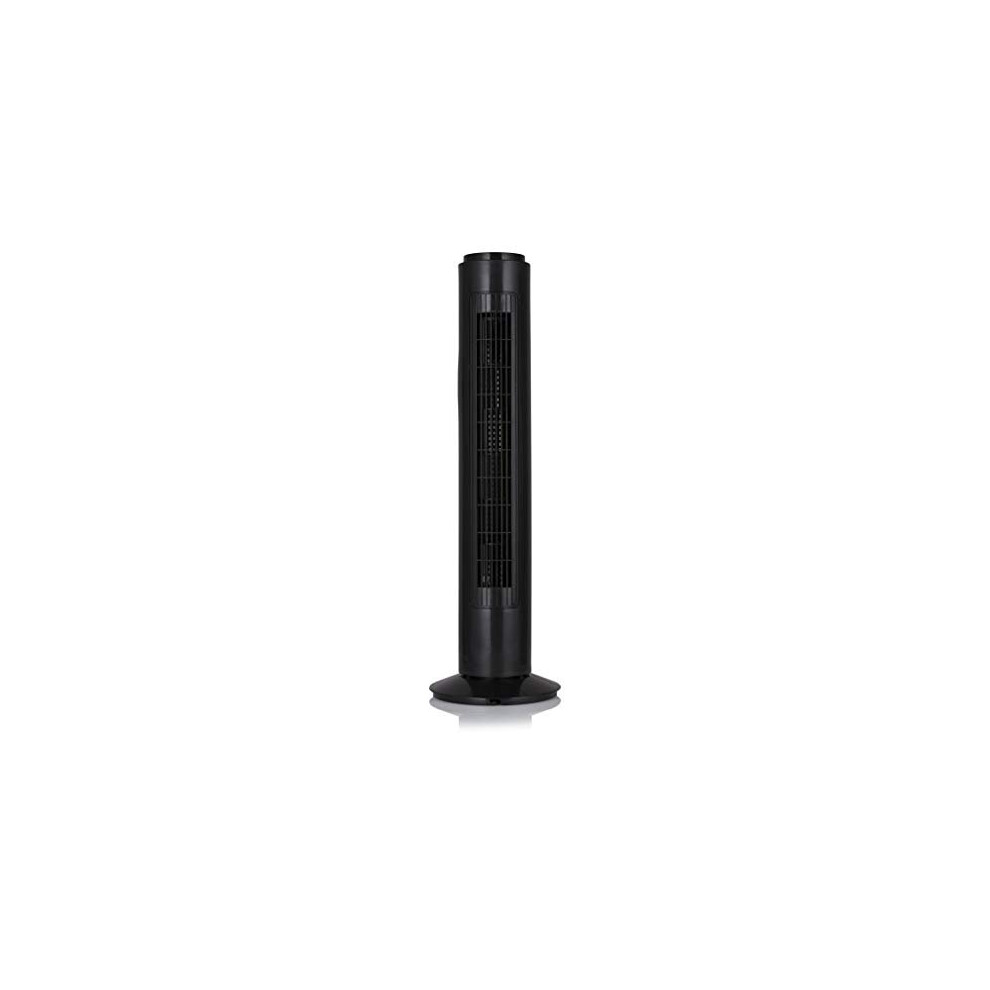 S40012B Portable 29 Inch Oscillating Tower Fan with 1 Hour Timer and 3 Speed Settings Black