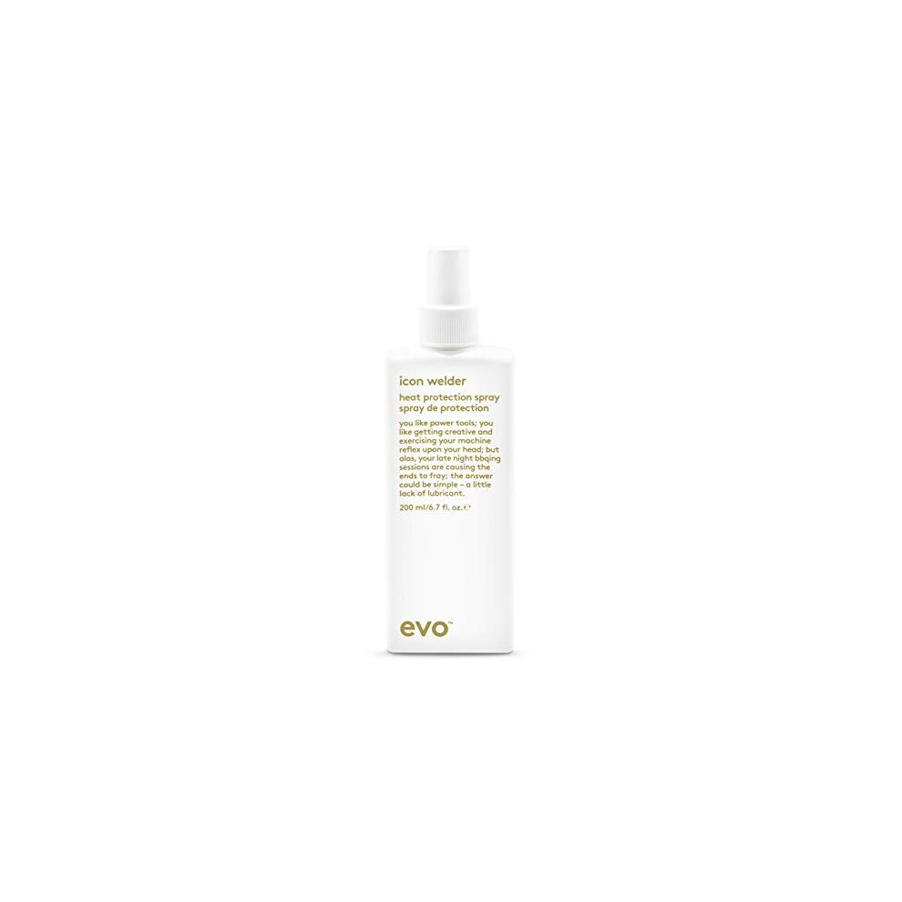 icon welder Heat Protection Spray 200 ml I LeaveInCream Heat Protection for All Hair Types I Gives Suppleness Shine and Reduces Frizz I Vegan No
