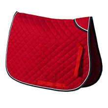 Twin Bound Saddle Cloth Cob Red