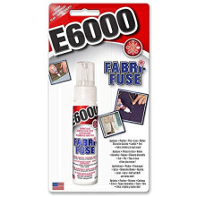 E6000 Fabri Fuse Adhesive Glue Bonds Fabric