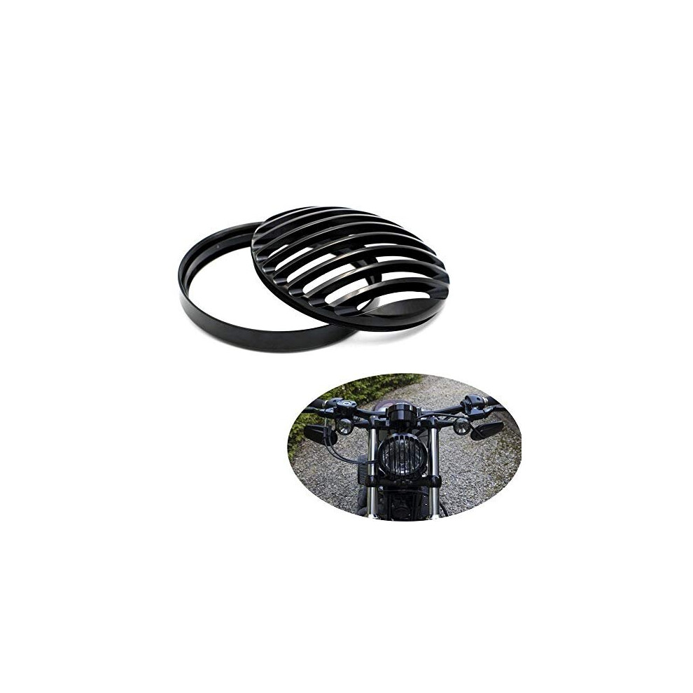 Metal Headlight Grill Cover Fits Harley Davidson Sportster Xl 883 1200 X48 Black 791005376299