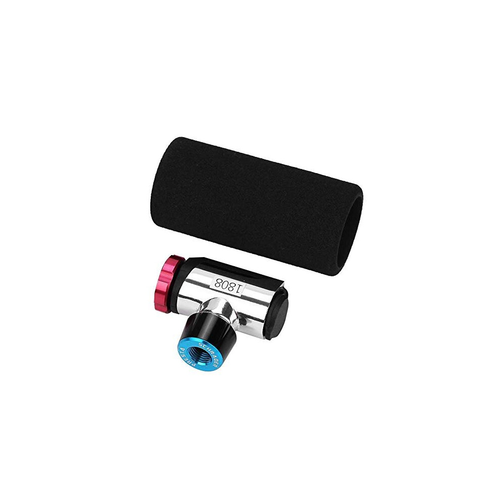 Bike Inflator Head Cycling Bike Bicycle CO2 Cartridge Pump Ball Mini Portable Inflator Head