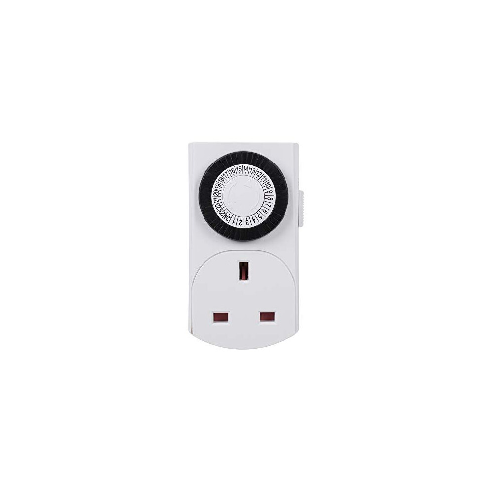 24 Hour Plugin Compact Energy Saver Mini Mechanical Timer Switch 1 Pack 6933018900274