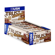 Trust Crunch Fudge Brownie High Protein LowSugar Protein Bars Tasty and Filling Healthy Snack Bars