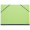 Ref 144704C Art Folder with Elastic Straps Closure Green Colour Customisable Vellum Card Surface Suitable for A3 Sized Documents 1