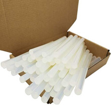 45-count Clear Hot Glue Sticks 11x180mm for 11mm Glue Guns – Fast-Curing, Odorless EVA Adhesive, Strong Bond, Ideal for Crafts