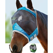 CareMaster Pro Luminous Fly Mask Standard Voodoo Blue Full Size