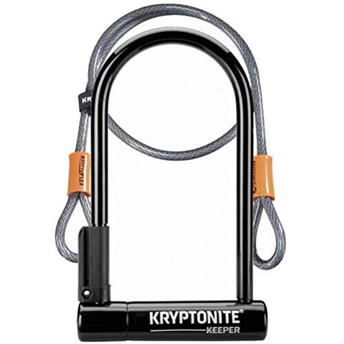 Kryptonite Keeper 12 Standard with Flex Sold Secure SilverBlack
