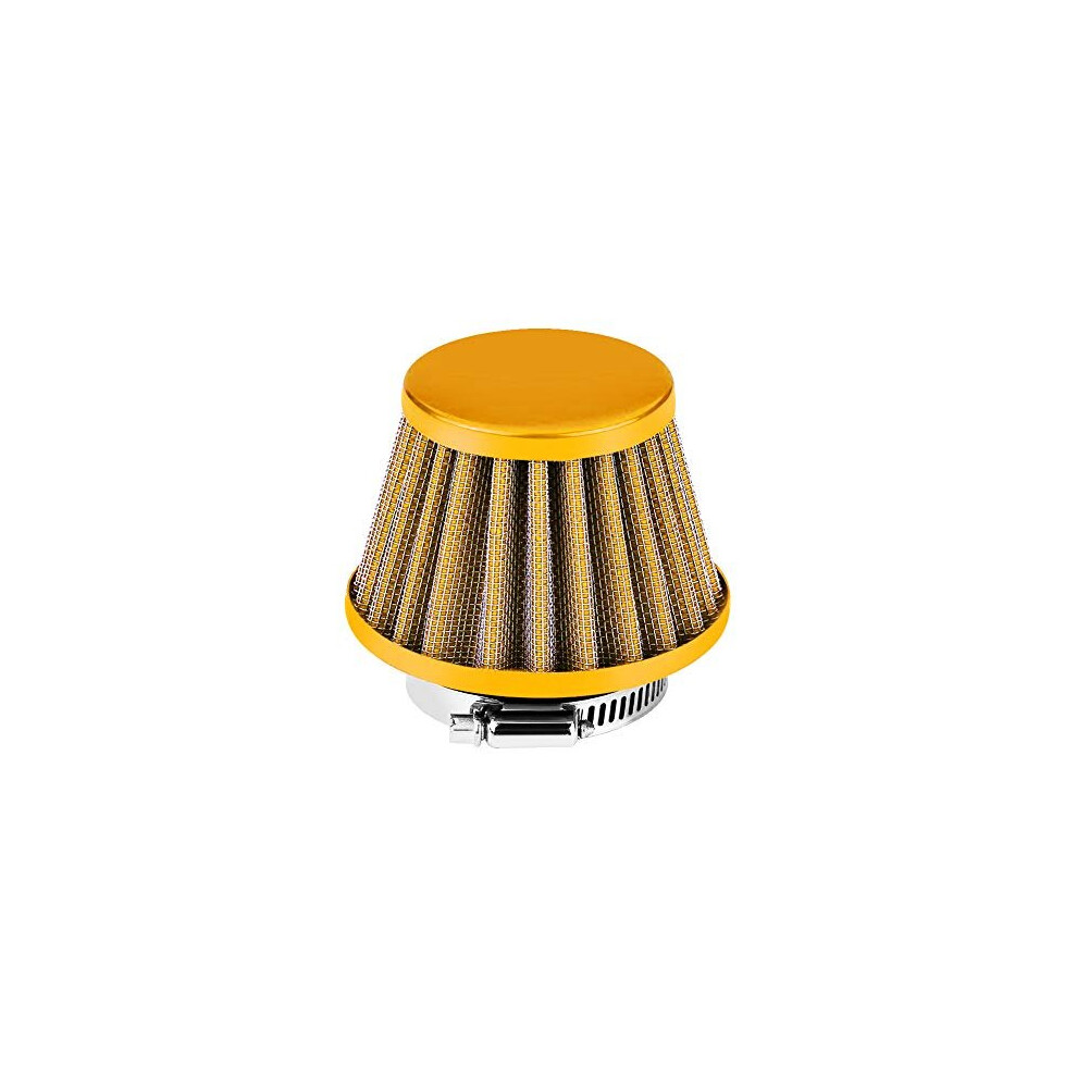 Motorcycle Air Intake Filter Kit Universal 38mm Cold Air Intake Filter Motorcycle ClampOn Air Intake Filter Kit for Offroad Motorcycle ATV Quad Dirt