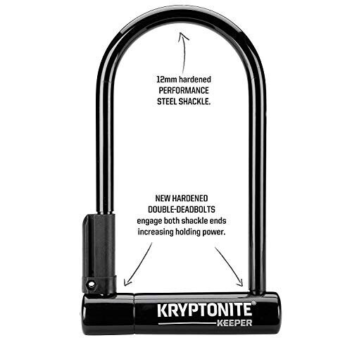 Kryptonite Keeper 12 Standard with Flex Sold Secure SilverBlack 1