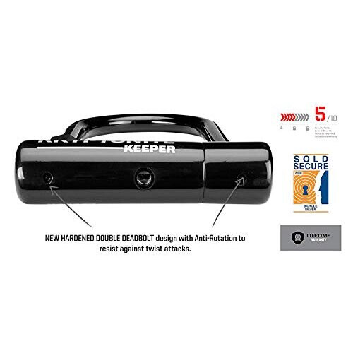 Kryptonite Keeper 12 Standard with Flex Sold Secure SilverBlack 2