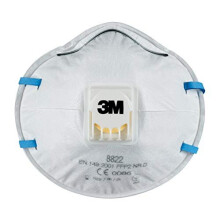 8822 FFP2 Respirator Valved FFP2 Mask for Hand and Power Tool Work 5 Pack