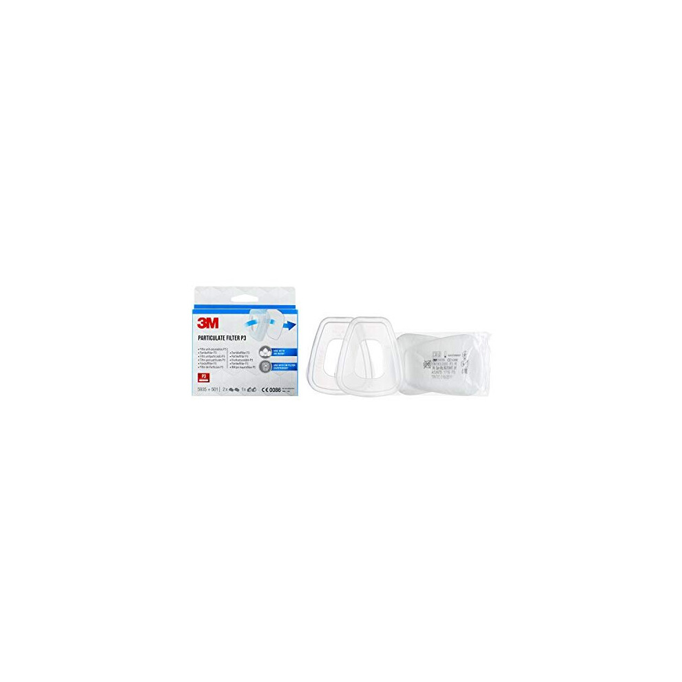 5935PRO2 Particulate Filter Fine Dust Filter with Protection Level P3 for 3M Fine Dust Masks Gas Filter 1 Pair of Filters with Innovative Filter