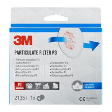 Particulate Filter Fine Dust Filter with P3 Protection Level for 3M Respirator Masks 1 Pair of P3 Filters with Innovative Filter Technology