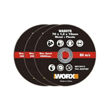 WA60763 x3 76mm Metal Cutting Blades for WX801 Chopper