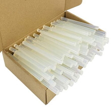 120pcs Hot Melt Glue Sticks 7x100mm Clear Adhesive for 7mm Hot Glue Gun Transparent