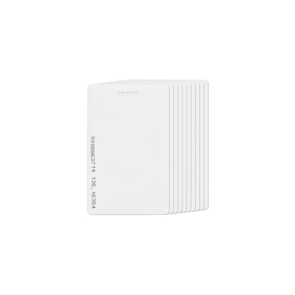 Rfid Writable Access Cardproximity Door Control Entry Access Cardwhite Thin Cards Support Rewrite 10Pcs 749249113118
