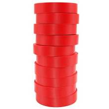 10 Pack Insulation Tape Red 15mm x 15m Electrical Tape PVC Tape Adhesive Gaffer Tape by ALBOYI