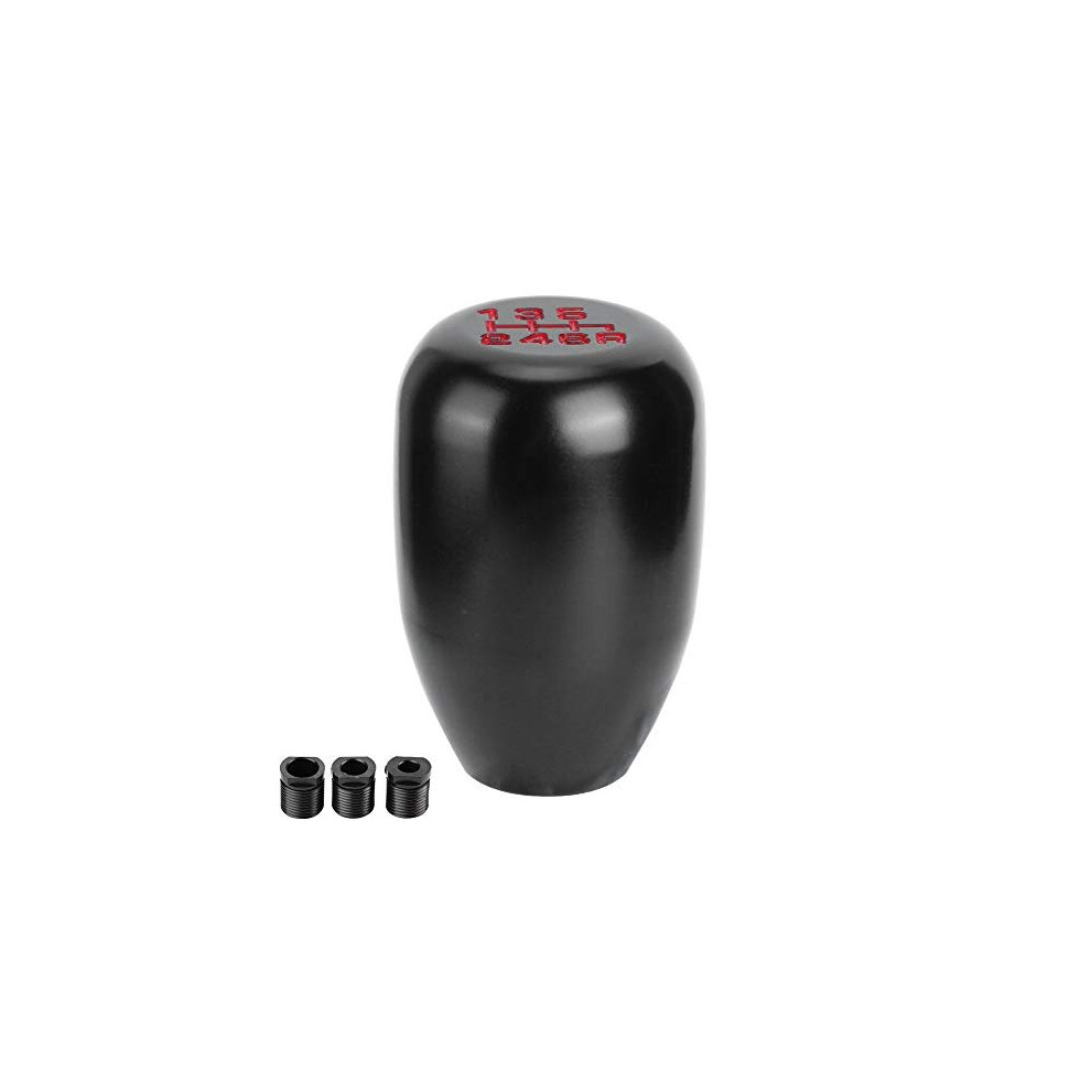 Stick Knob 6 Speed Gear Shift Knob 6 Speed Car Universal Modification Metal Manual Knob Gear Shift Head Shifter Black 746771405674