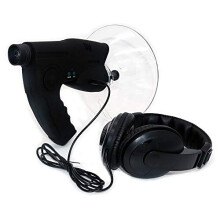 Parabolic Dish Directional Microphone Monocular X8 Times Long Distance Hearing Birds Listening Telescope Bush Walking Hunting Fishing Camping Tools