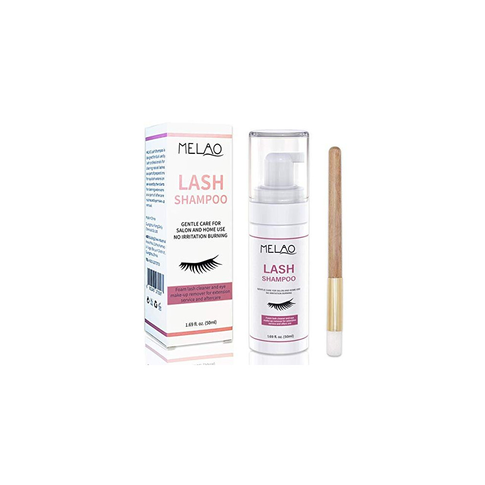 Vemofoper Eyelash Extension Cleanser Eyelid Foaming Cleanser Lash Foam Shampoo For Extensions Oil Paraben Sulfate Free100 Safe For Natural Lashes Nonirritating