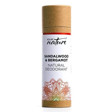 Sandalwood Bergamot Natural Deodorant Stick Plastic Free Recyclable Natural Ingredients Vegan Eco Friendly Cruelty Toxin Free Handmade in UK 70g