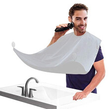 Beard Bib Apron Beard Catcher with Suction Cups Best Gifts for Him Men Dad Father Husband Beard Trimmer Catcher Mens Birthday Gift QpenguinBabies