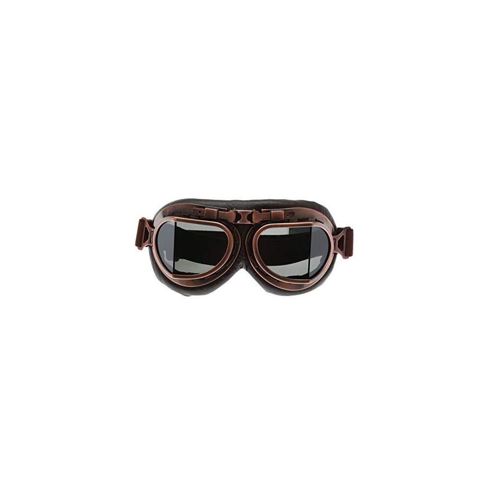 Vintage Motorcycle Goggles Motocross Racer Sports Helmet Sunglasses Hiking Ski Goggles Eyewear For Cruiser Scooter 745499378109