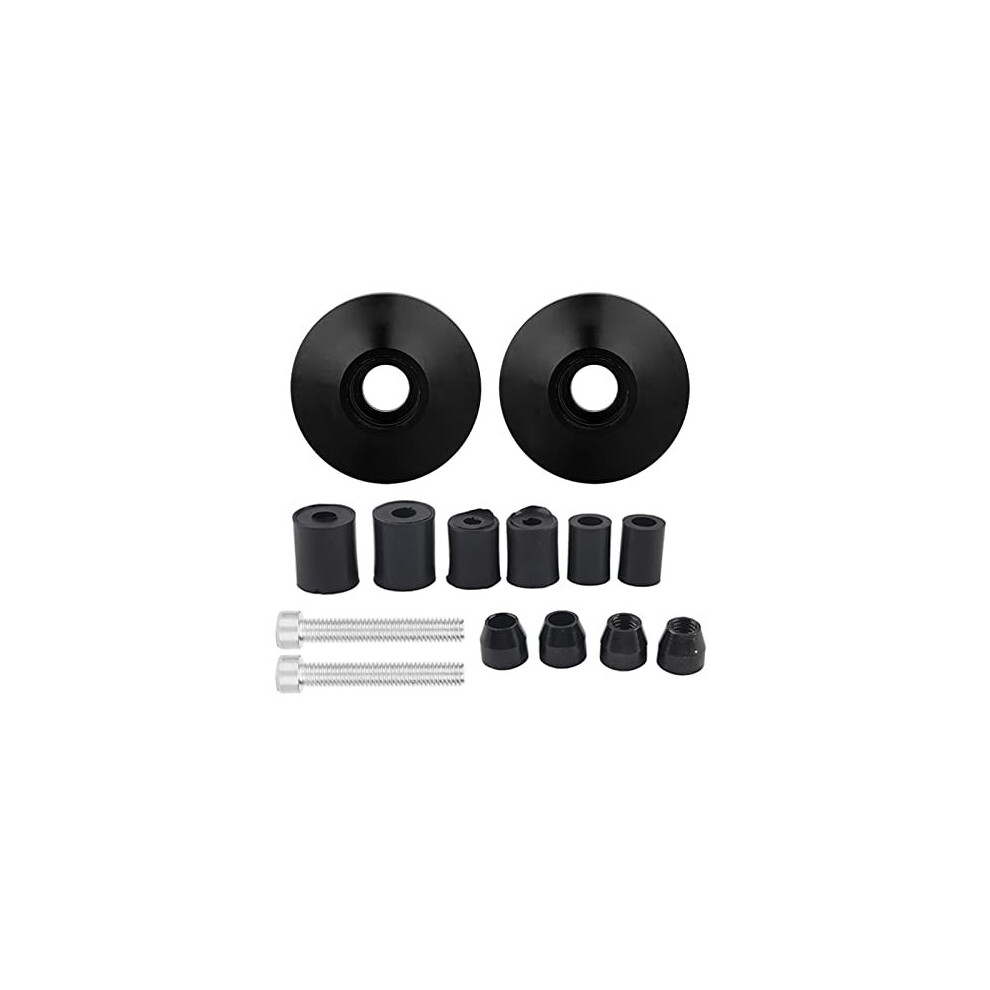 Handlebar End 1 Pair Universal Cnc Aluminum Alloy Motorcycle Handlebar Handle Bar End Cap 769963530541