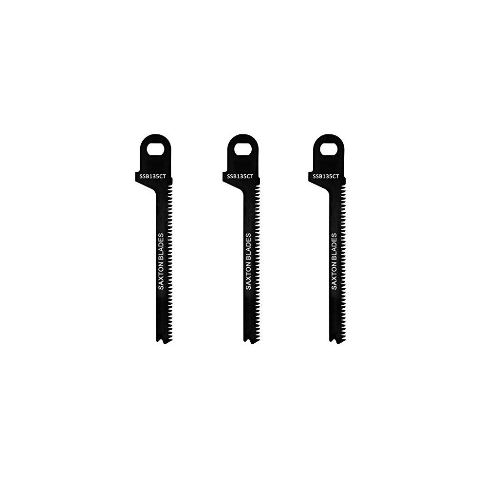 Ssb135ct Saxton Wood Plastic Blades For Black And Decker Scorpion Saws Pack Of 3 5060611240603