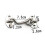 2 Pack Cabin Hook Eye Door Latch Stainless Steel 3 Inch with Mounting Screws for Shed Doors Cabinet Doors 4