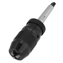 Keyless Chuck 116mm Capacity 132 to 58 Quick Drill Chuck with MT2JT3 Taper Arbor for Lathe Drill
