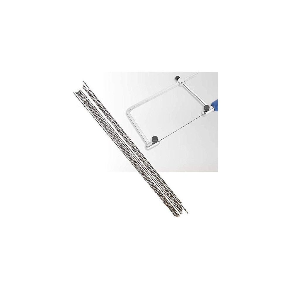 12 Pieces Scroll Saw Blades with Spiral Teeth for Wood Metal Plastic Jewellery Cutting Jewellery SawBlades Sawing Carve Fits Most of Major Saw Brands