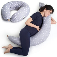 Pregnancy Pillow for Sleeping 2022 Double Platinum Winner Washable Maternity Pillow for Pregnant Women Pregnancy Gifts Pregnancy Sleeping Pillow 100