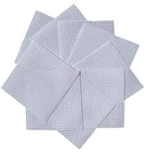 10807 Binca Squares Cross Stitch Fabric White 100 Cotton 15x15cmPack of 10 6Count