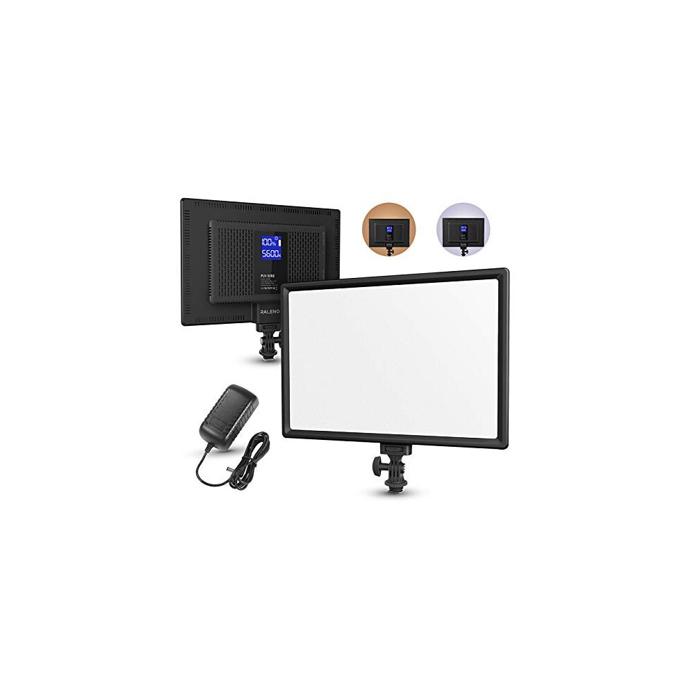 Led Video 192 Leds Panel Camera With Lcd Display Builtin Batteries Dimmable 32005600K Bicolor And Brightness Cri 95 Ing For Video Light 753215063055