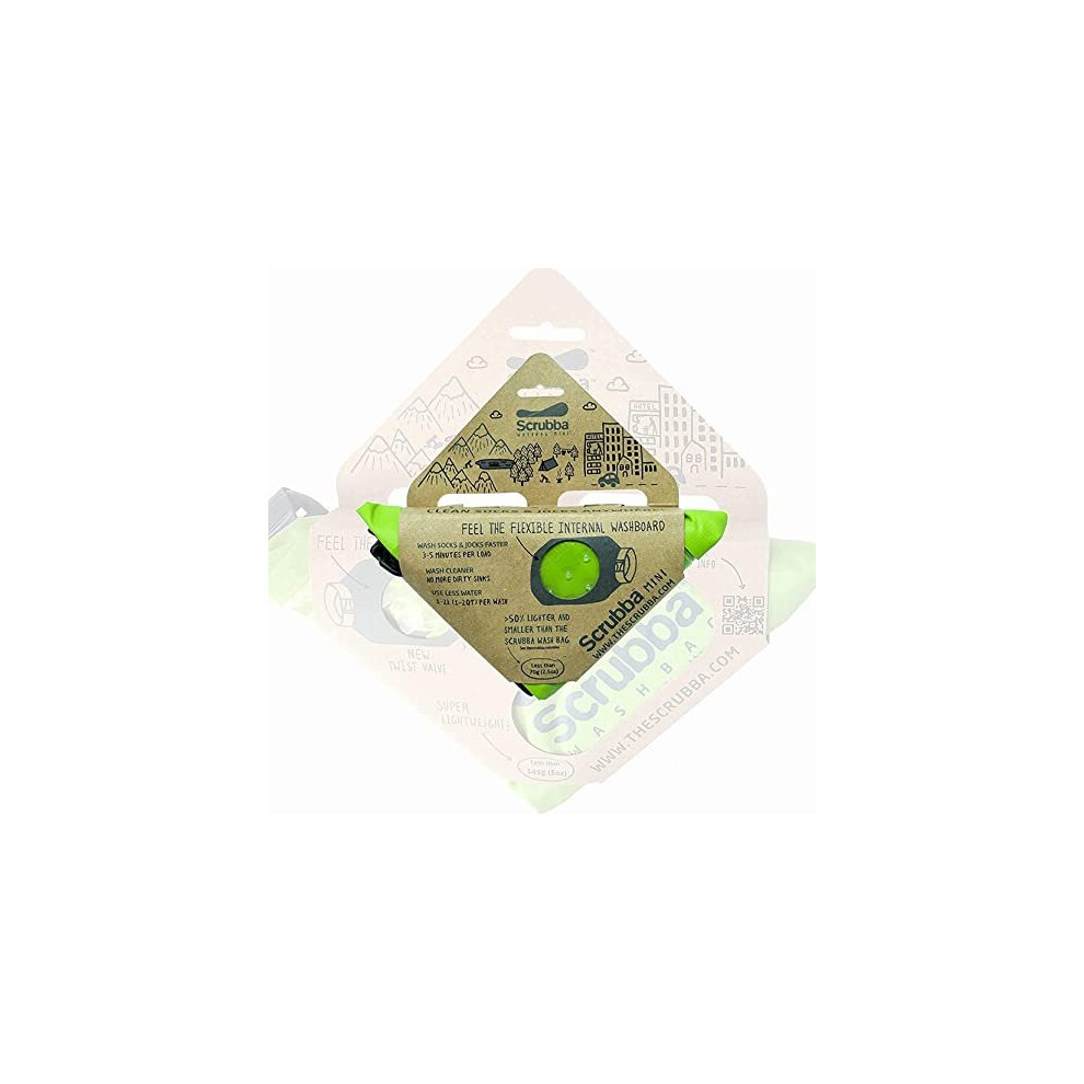 Mini Wash Bag UltraCompact Laundry Bag Ideal for Travel Camping Hiking Portable Washer Dry Bag MustHave Travel Essentials Green Small-image-OPC-PBKTS7Z-NEW