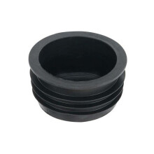 Mcalpine CAP100 110mm Temporary Blanking Off Cap for Soil Pipe - Black
