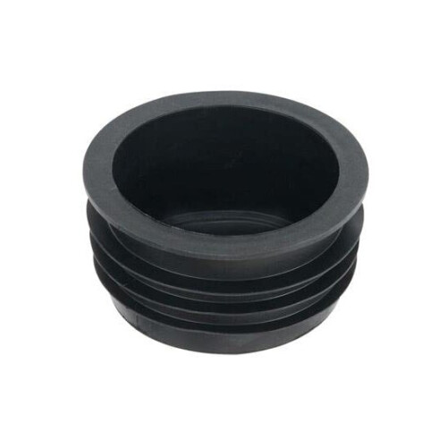 McAlpine Mcalpine CAP100 110mm Temporary Blanking Off Cap for Soil Pipe - Black