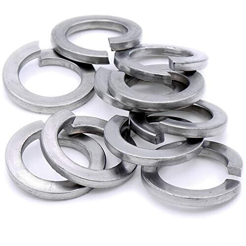 M8 8mm Rectangular Spring Split Lock Washer Stainless Steel A2 Pack of 20 1