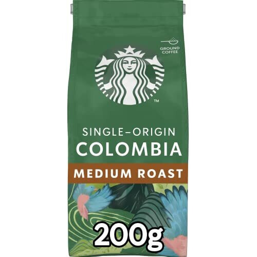 Starbucks SingleOrigin Colombia Medium Roast Ground Coffee 200 g Pack of 6 1