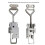 Adjustable Latch Buckle Cabinet Boxes Lever Handle Toggle Catch Latch Lock2 Pcs 2SRange97123mm 4