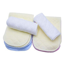 12Pcs Breathable Cotton DiaperNewborn Baby Reusable Washable Cloth Pads Infant Soft Insert Nappy 3 Layers 32 12 Cm